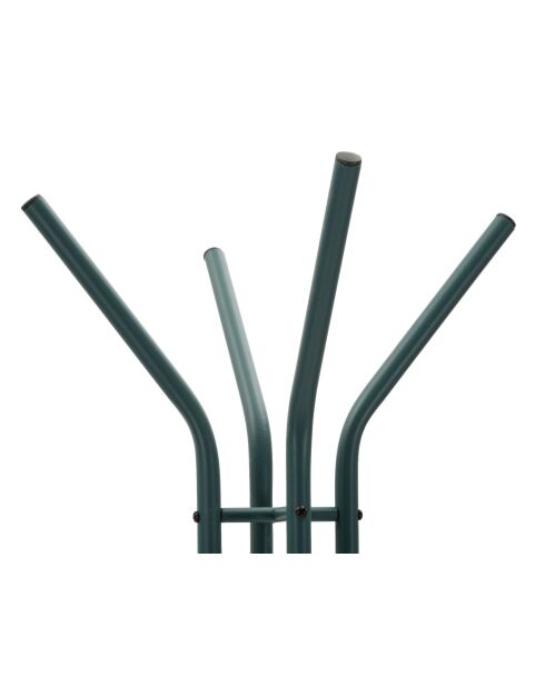 Porte-manteau en métal Saturno bleu pétrole – 45x28x178 cm