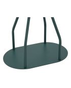 Porte-manteau en métal Saturno bleu pétrole – 45x28x178 cm