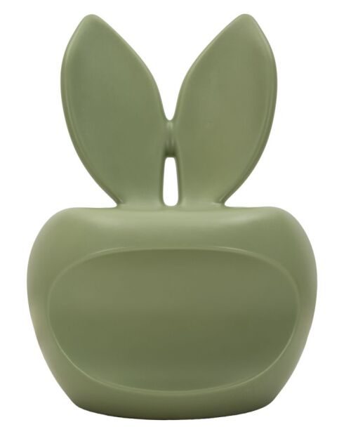 Chaise en polyéthylène Bunny verte – 57x55x79 cm (hauteur d’assise 39 cm)