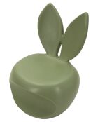 Chaise en polyéthylène Bunny verte – 57x55x79 cm (hauteur d’assise 39 cm)