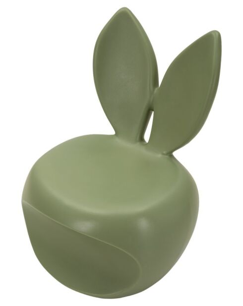 Chaise en polyéthylène Bunny verte – 57x55x79 cm (hauteur d’assise 39 cm)