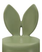 Chaise en polyéthylène Bunny verte – 57x55x79 cm (hauteur d’assise 39 cm)