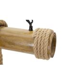 Suspension en bambou et corde brun – D.80x15x120 cm