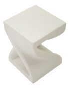 Table d’appoint en mgo Z crème – 34x34x45 cm
