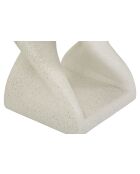 Table d’appoint en mgo Z crème – 34x34x45 cm