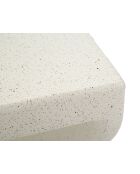 Table d’appoint en mgo Z crème – 34x34x45 cm