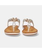 Sandales Plates Elodie grises