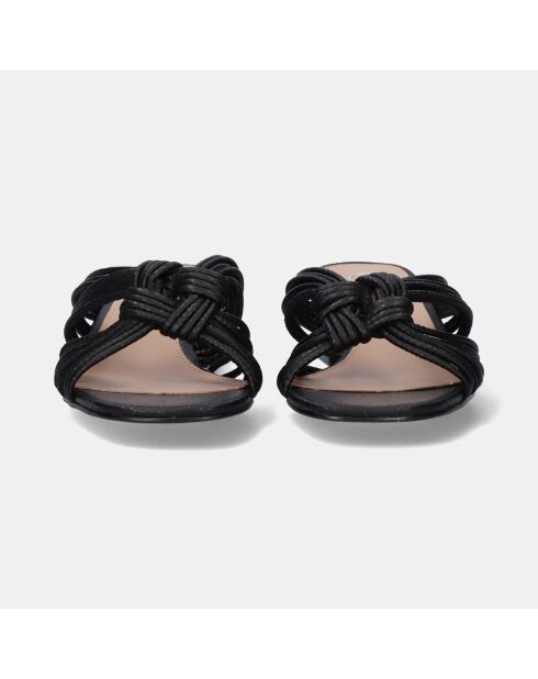 Sandales à talon bas Florence noires