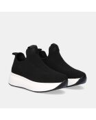 Baskets Alicia noires - Talon 5 cm