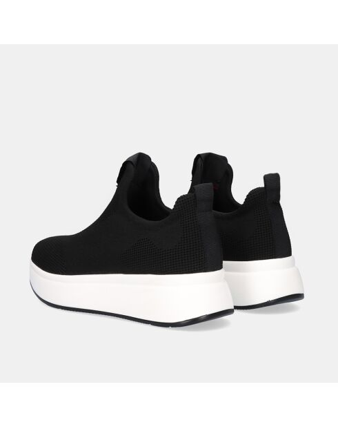 Baskets Alicia noires - Talon 5 cm