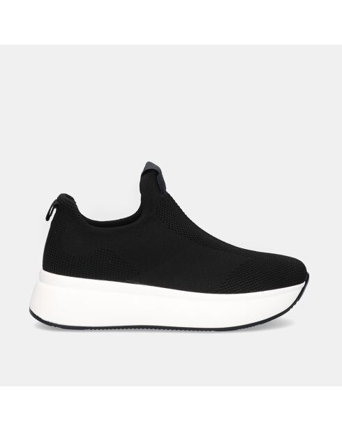 Baskets Alicia noires - Talon 5 cm