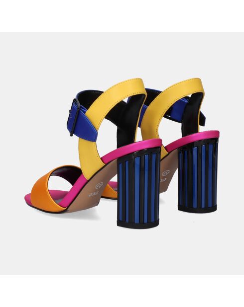 Sandales à talons hauts Noéline fuchsia