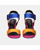 Sandales à talons hauts Noéline fuchsia