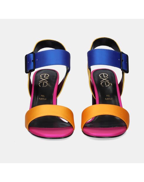 Sandales à talons hauts Noéline fuchsia