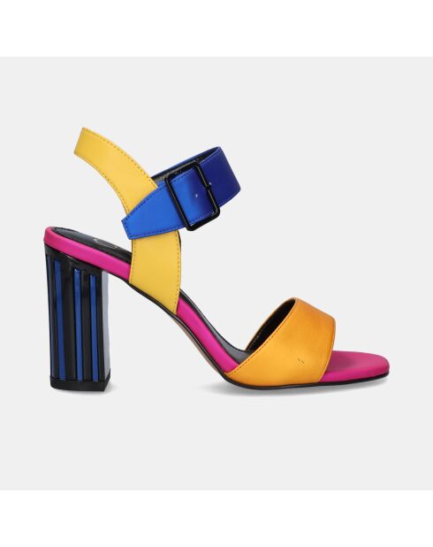 Sandales à talons hauts Noéline fuchsia
