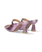 Sandales à talons hauts Christiane roses - Talon 9 cm