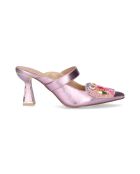 Sandales à talons hauts Christiane roses - Talon 9 cm
