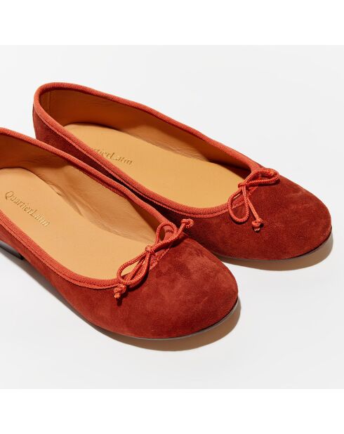 Jeanne Brick Ballerinas aus Samt