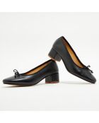 Ballerine trotter Diane nere in pelle