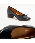 Ballerine trotter Diane nere in pelle