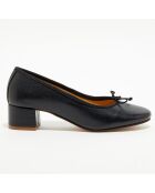Ballerine trotter Diane nere in pelle