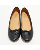 Ballerine trotter Diane nere in pelle