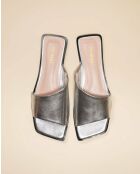 Sandales en cuir Eero argentées