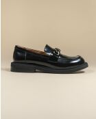 Mocassins en cuir Karl noirs