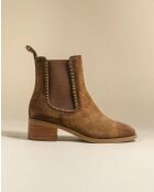 Chelsea boots en cuir Bambi marron