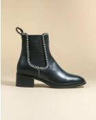 Chelsea boots en cuir Bambi noires