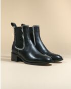 Chelsea boots en cuir Bambi noires