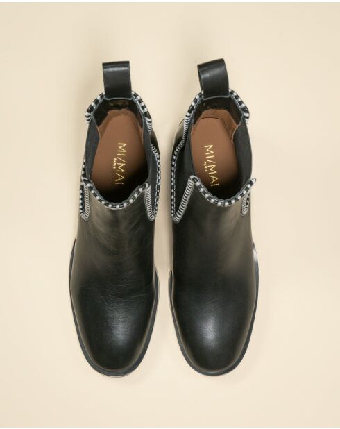 Chelsea boots en cuir Bambi noires