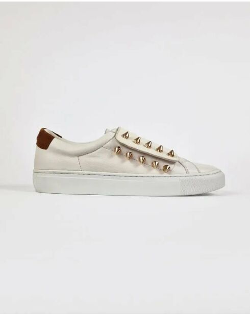 Baskets en cuir Carlton blancs