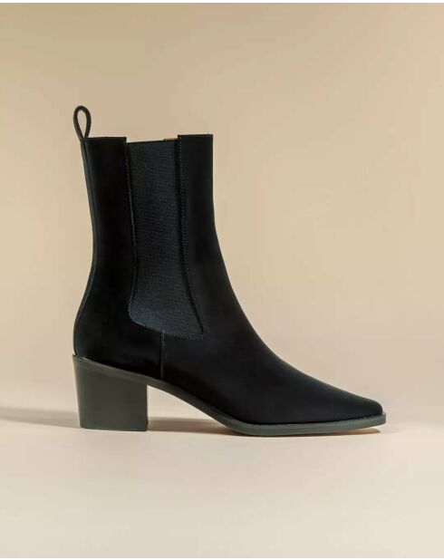 Chelsea boots en cuir Philly noires