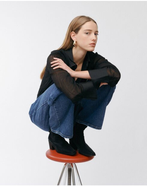 Chelsea boots en cuir Philly noires