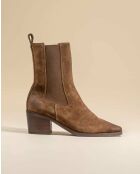 Chelsea boots en cuir Philly marron