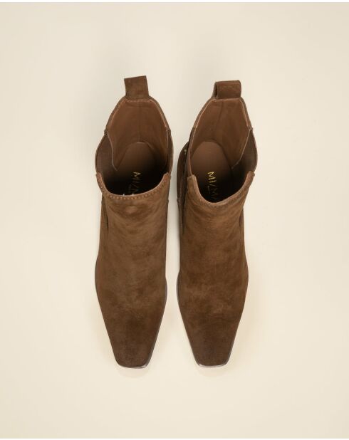 Chelsea boots en cuir Philly marron