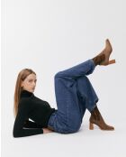 Bottines à talon en cuir Dahlia Kaki