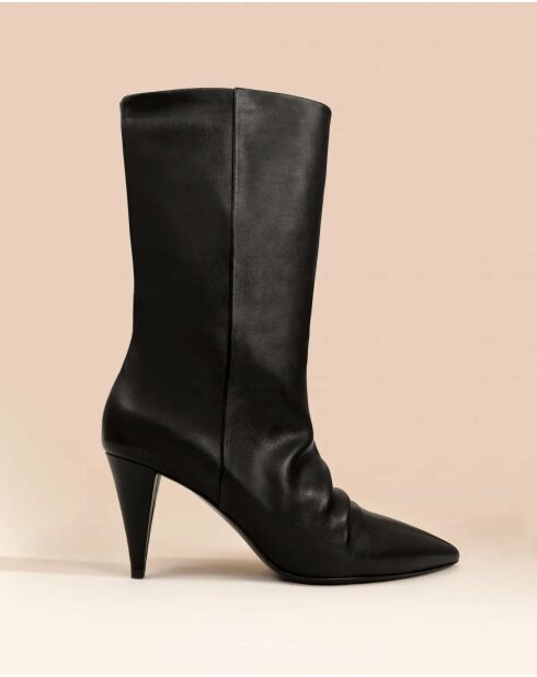 Boots en cuir Arad noires
