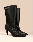 Boots en cuir Arad noires