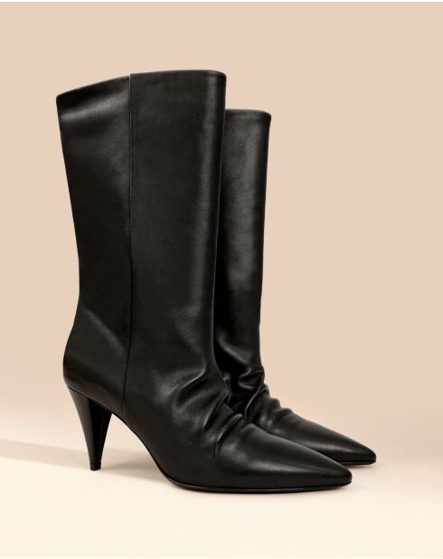 Boots en cuir Arad noires