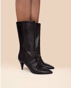 Boots en cuir Arad noires