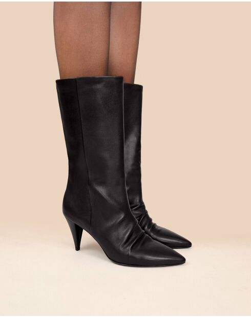 Boots en cuir Arad noires