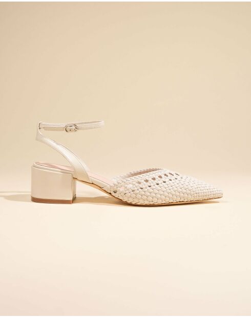 Escarpins Annie blancs