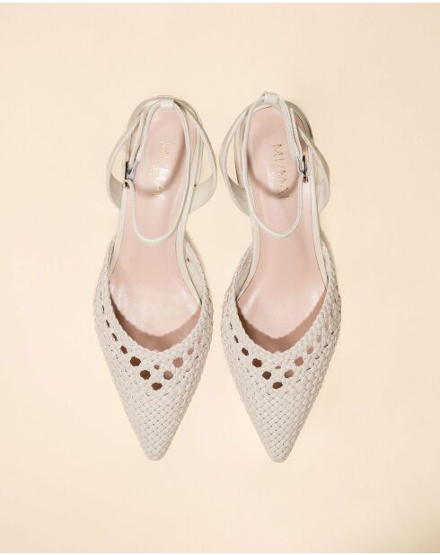Escarpins Annie blancs