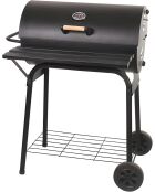 Elite Grill mit Deckel schwarz - 84x70x105 cm
