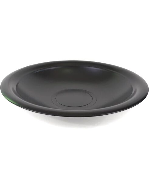 Bol de fuego negro Elite con atizador y tapa - D.76 cm