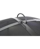Bol de fuego negro Elite con atizador y tapa - D.76 cm