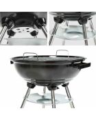 Elite Grill mit Deckel schwarz - 47,5x44x70 cm