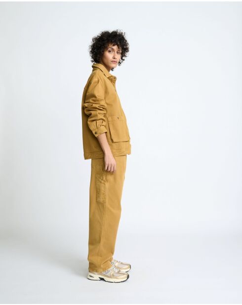 Okerkleurige jas Smith